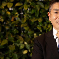 customer portrait asian smiling